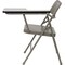 Emma and Oliver Premium Steel Folding Chair with Left Handed Tablet Arm - Event Chair